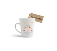 Générique Mug conique “Une Nounou en Or” personnalisé - Cadeau Noël ou fin d’année - cœur pastel -