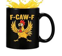 Générique Mug Coq - 330ml Céramique Pour Boissons - Mugs à Thé Drôles - Pour Vin, Jus, Bière, Salle à Manger, Enseignants, Étudiants, Bureau, Restaurant, Hôtel, Noël, Halloween,
