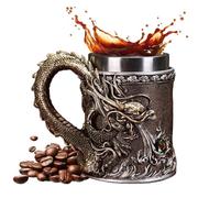 Générique Mug Dragon - Vaisselle À Boire Chinoise Rétro Embossée,Mugs À Thème Dragon Tasses À Boire Pour Décor De Maison,Pour Hommes Femmes Maison Bureau École Anniversaire Nouvel An Thé Eau