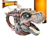 Générique Mug En 3D - Tasse Gothique Ergonomique En Forme De Crâne De Dinosaure | Mug à Café Amusant,pour Famille Amis Anniversaires Bureau Maison Voyage Extérieur Intérieur Thé