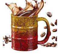 Générique Mug en céramique - 700 ml antidérapant dégradé rétro | Tasse à thé compatible micro-ondes et lave-vaisselle - pour Maison Bureau oûter Fête Réunions Familiales