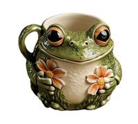 Générique Mug grenouille, Tasse à thé grenouille décorative, Mugs à café de camping, pour Pêche Extérieur Feu de Camp Randonnée Aventure Camping Whisky Bière