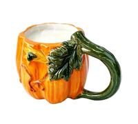Générique Mug Halloween Tasse en céramique d'automne 450 ml avec | Mug en forme de pour Thanksgiving anniversaire femmes hommes fête des récoltes