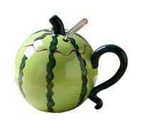 Générique Mug Humoristique À Café | Pastèque De 30 vec Couvercle Paille,Mugs Latte Et Tasses Eau Pour Femme,Pour Maman Fille Collègue Adultes Anniversaire Fête Vacances