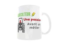 Générique Mug humour agriculteur - « Une passion avant un métier » - Cadeau original fermier/paysan