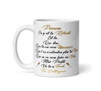 Générique Mug humour retraite personnalisable prénom tasse Voilà la retraite à personnaliser idée cadeau Noël Fête Anniversaire homme femme ami, amie collegue