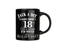 Générique MUG Jack A Dit 18 Ans - Noir