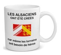 Générique Mug Les alsaciens ont été créés - Mug alsace - Mug région - mug humour - idée cadeau à offrir ou à s’offrir