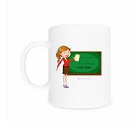 Générique Mug maîtresse personnalisé 320 ml - Cadeau fin d’année scolaire - La meilleure des maîtresses - Tasse école avec prénom et année