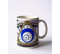 Générique Mug Mauvais Œil tasse Evil Eye Tasse à café, Tasse à thé, Protection, Cadeau spirituelle, Idée cadeau, Cadeaux pour Noël