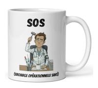 Générique Mug médecin - Tasse cadeau docteur - Idée cadeau drôle pour médecin, soignant, étudiant en médecine - Céramique 325 ml - Compatible micro-ondes et lave-vaisselle