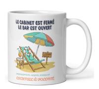 Générique Mug médecin - Tasse cadeau docteur, interne, étudiant en médecine - Mug humoristique en céramique - Idée cadeau originale anniversaire, Noël, départ collègue