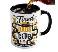 Générique Mug Papa,Tasse de 33 vec motif de carte routière - Mug À Café Drôle Et En Céramique - Convient Aux Hommes Femmes Papas Maris Mamans Bureau Adultes