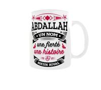 Générique Mug Prénom Abdallah - Un nom, une fierté, une histoire & aucun rival | Cadeau Original Personnalisé