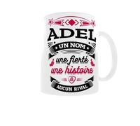 Générique Mug prénom Adel - Un nom, une fierté, une histoire - Cadeau personnalisé original