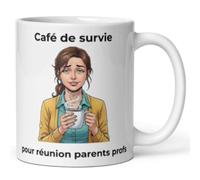 Générique Mug prof drôle - Tasse cadeau originale pour professeur - Cadeau de fin d'année ou Noël pour enseignant, maître ou maîtresse - Céramique 325 ml