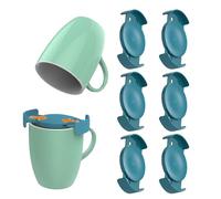 Générique Mug Stacker - Expandable Stackable Tea Cups Storage Rack | Adjustable Container Organizer 6pcs Kitchen Cabinet Shelf Save Space & Stay Organized For Coffee Mugs