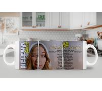 Générique Mug Tasse à Café Héléna de la star academy les titres de son dernier album, 325 ml, Blanc