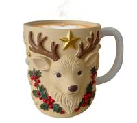 Générique Mugs À Café De Noël,Vaisselle De Boisson En Résine Pour Fêtes,Tasses à Café pour Fêtes et Décorations de Noël - Pour Boissons Chaudes Froides Thé Lait Jus Latte Fête Déco Maison Bureau