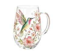 Générique Mugs De Café Verrerie Colorée Décorative Rétro Colibri et Abeille