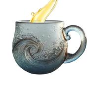 Générique Mugs En Verre Pour Boissons Chaudes,Récipient À Thé D'une Capacité De 355 Millilitres - Verre Café - Pour Bureau Voyage Bar Maison Café Réunion