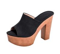 Générique Mules Femme À Talons Hauts - Sandales À Plateforme Et Talon