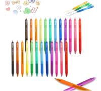 Générique Multi-color Erasable Gel Pens 12 PCS, Erasable Colored Pens, FinePoint 0.7mm, Write, Erase, and Rewrite with Ease, Assorted Color Inks for Note Taking, Planner, Drawing (2Set)