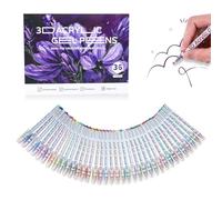 Générique Multi-color Gel Pen Set - Scented Lava Gel Pen Set, 12/24/36/48 Color Pack, 1.0mm Fine Point, Smooth Ink Flow for Coloring, Drawing, Painting, Sketching, Note Taking (36 colors)