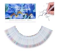 Générique Multi-color Gel Pen Set - Scented Lava Gel Pen Set, 12/24/36/48 Color Pack, 1.0mm Fine Point, Smooth Ink Flow for Coloring, Drawing, Painting, Sketching, Note Taking (48 colors)