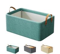 Générique Multi-Functional Folding Wardrobe, Drawer Type Wardrobes Storage Box, Ultra Space Wardrobe Clothes Organizer with Handle, for Clothing, Various Bedding (Green)