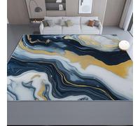 Générique Multicolore Tapis Salon 60 x 90 cm, Antidérapant Et Lavable en Machine Tapis, Poil Ras Chic Unique Vortex Marbre Tapis pour Exterieur Interieur Chambre Salle À Manger Bureau