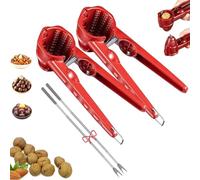 Générique Multifunction Nutcracker With Non Slip Handle, 2026 New Chestnut Splitter, Heavy Duty Pecan Nut Cracker Tool, Sunflower Seed Splitter, for All Nuts (2Pcs)