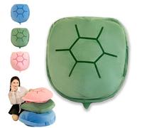 Générique Multifunctional Giant Wearable Turtle Shell Pillow, Soft and Cozy Weighted Body Pillow for Adults, Oversized Turtleneck Design for Lounging & Sleep, for All Ages (60cm/23.6in,Green)