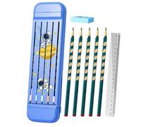 Générique Multifunctional Pencil Box, Divided Pencil Organizer, Hard Crayon Box, Pencil Case Set, Kids Pencil Box, Student Pencil Organizer, Crayon Storage Case, Pencil Case for Kids