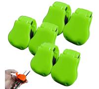 Générique Multifunctional Rod Holder, Portable Beach Fishing Pole Holder, Tackle Ties Cable Holders Fit, Auto Fixed Prevent Entanglement and Collision, for Various Size Pole (3Pair,Green)