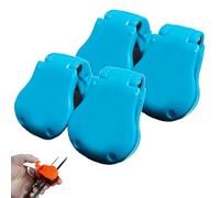 Générique Multifunctional Rod Holder, Portable Beach Fishing Pole Holder, Tackle Ties Cable Holders Fit, Auto Fixed Prevent Entanglement and Collision, for Various Size Pole (2Pair,Blue)