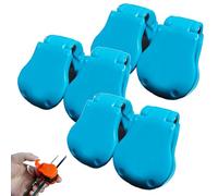 Générique Multifunctional Rod Holder, Portable Beach Fishing Pole Holder, Tackle Ties Cable Holders Fit, Auto Fixed Prevent Entanglement and Collision, for Various Size Pole (3Pair,Blue)