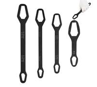 Générique Multifunctional Wrench - Double-Ended Tightening Socket Spanner, 5.71x1.97 Inches Self-Locking Wrench with High-Torque Grip, Automotive Plumbing Repair, Industrial Grade Spanner for Bicycle