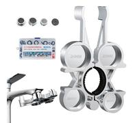 Générique Multifunctional Wrench - Sink Aerator Removal Tool, 12-in-1 Metal Rustproof Kitchen Fixtures, Sink Faucet Aerator Removal Tool For Bathroom Kitchen Restaurant Home RV Garden Backyard