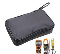 Générique Multimeter Storage Bag, Portable Carrying Case, Electrical Test Kit Organizer, Smooth Zipper and Thick Strap, Dust-Proof and Compact Travel-Friendly for Tools