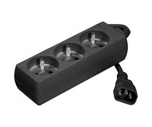 GENERIQUE Multiprise onduleur 3p avec fiche IEC C14 - 1.5m