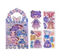 Générique Muñecas De Vestir Magnéticas: Muñeca De Vestir Con Imán, Juego Juguetes Muñeca Dres, Lindos Conjuntos Combinados, Juguete Muñecas Dressing Para Niños Para El Hogar, Aula, Fiesta, Aman