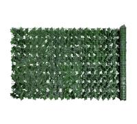Générique Mur Végétal Artificiel à Feuilles Vertes Réalistes, Clôture Décorative en Plastique Dense 0,5 X 3 M, Treillis Mural Imitation Haie pour Jardin, Balcon et Terrasse, Écran