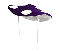 Générique Mushroom Hat for Adults, Plush Wide-Brim Creative Headwear for Men, Women & Teens, Ideal for Halloween, Carnival, Festival & Role Play