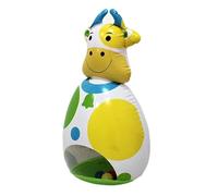Générique Music Tree Rolling Ball Track - Color Sorting Toy | 3D Wobble Toys for Babies | Children's Interactive Game Inflatable Cow Doll for Boys Girls Bedroom Home Desk Classroom Backyard Birthday