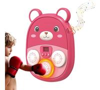 Générique Musical Boxing Machine - LED Electronic Boxing Machine | Counting Electronic Bôxing Wall-Mounted Target Toy | Musical Punching Board Rechargeable LED Wall Target Toy for Gym Training