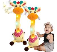 Générique Musical Giraffe Toy - Sings, Dancing Talking Giraffe Toy, Light up Energetic Twisting Dance, Shining LED Lights, Interactive Voice Imitation (Charge*2)