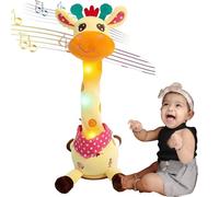 Générique Musical Giraffe Toy - Sings, Dancing Talking Giraffe Toy, Light up Energetic Twisting Dance, Shining LED Lights, Interactive Voice Imitation (Telecontrol)