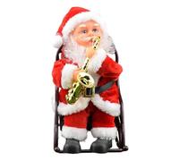 Générique Musique électronique Originale et intéressante Jouant du Violon au Père Noël (B, One Size)