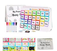 Générique My Preschool Busy Book, Preschool Learning Activities, Toddler Busy Book for Kids, Education Workbook Activity Binder Learning Toys, Busy Book Preschool Learning Activities (1pcs)
